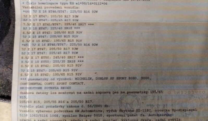 2001  Kupé BMW 318i Convertible full