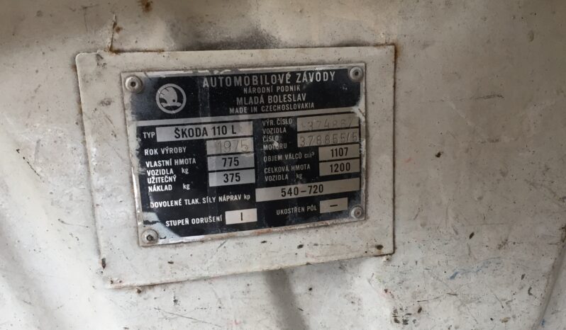 1973  Sedan Škoda 105 full